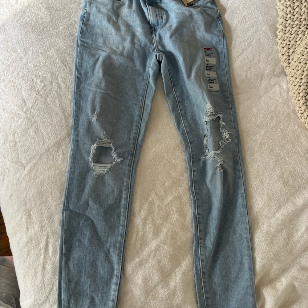 Levi's Light Blue Distressed Women's Jeans